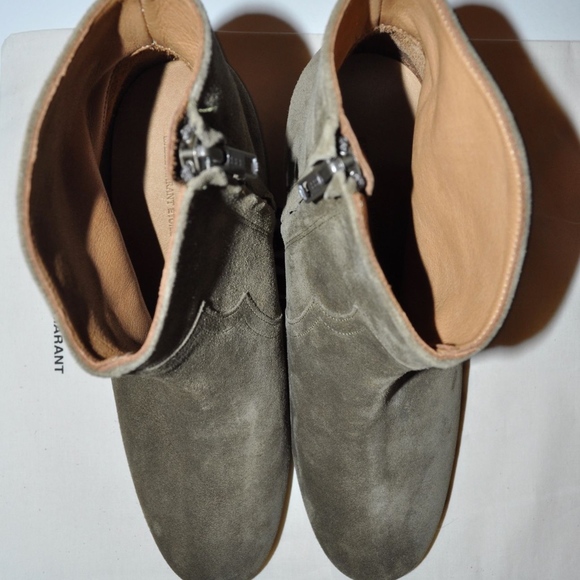 Isabel Marant Dicker Boots in Light Brown Suede - Picture 3 of 3